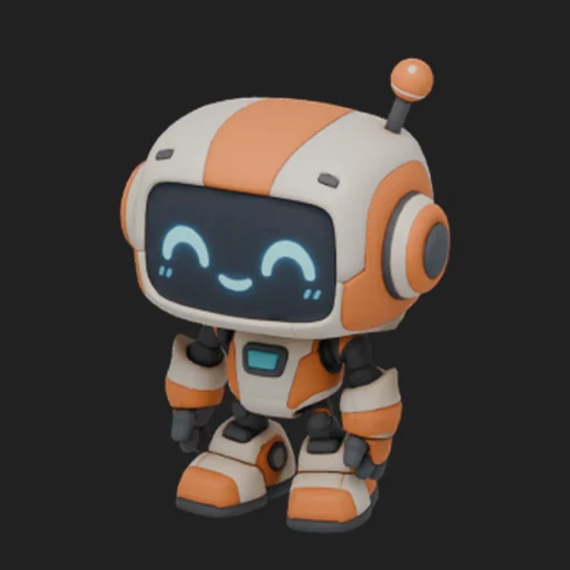 PicoBerry model of the robot driver with a smiling screen face